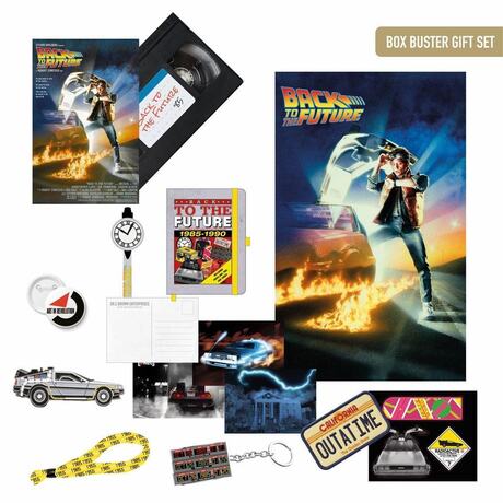 BTTF Retour Vers Le Futur VHS Retro Box Buster Gift Set Limited Edition CERDA