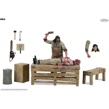The Texas Chainsaw Massacre The Beginning Sluaghterhouse Action Figure Box Set NECA