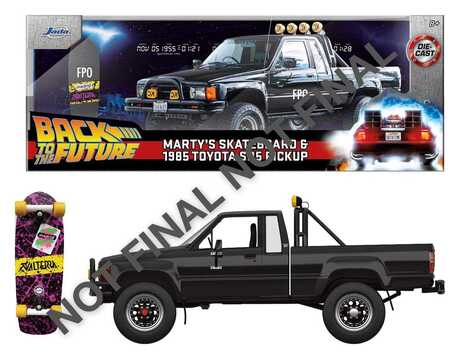 Retour vers le futur Diecast Véhicule 1:24 Marty's Skateboard 1985 Toyota JADA