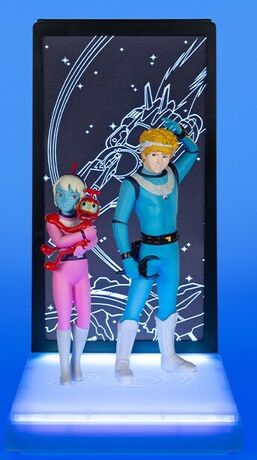 Ulysse 31 Statue Telemaque Themis & Nono NEON TSUME
