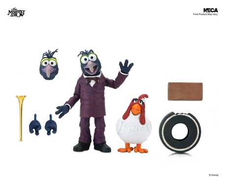 The Muppets Ultimate figurine Gonzo with Camilla NECA