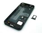 Coque Complète Arrière Assemblée Compatible iPhone 5 noir
