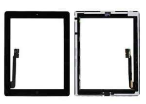 Vitre Tactile Assemblée Complète iPad 4 Noir