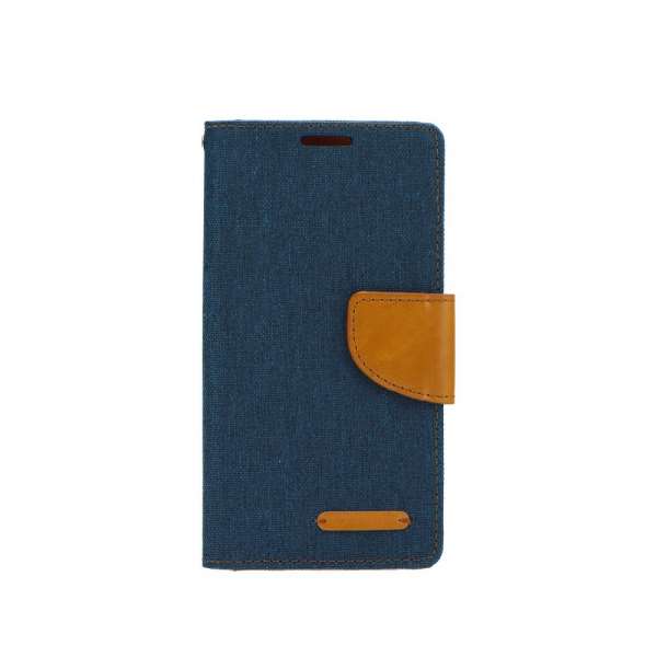 Coque Portefeuille Bleu Canvas iPhone 7 Plus