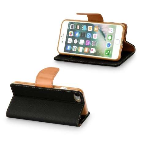 Coque Portefeuille Noir iPhone 7 Plus