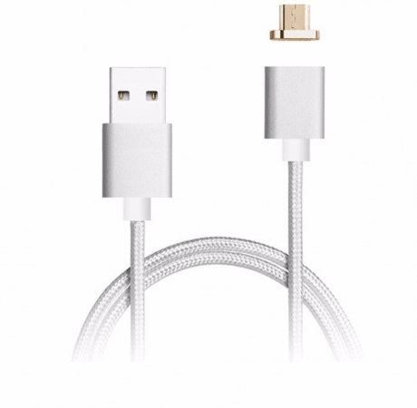 Câble Magnétique Nylon Micro - USB