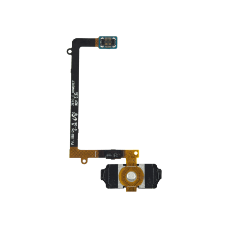 Nappe Bouton Menu Noir Compatible Samsung S6 Edge Plus