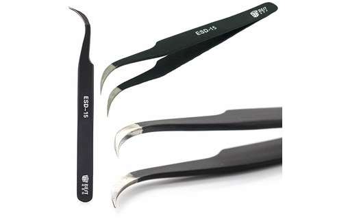 Set de 6 Pinces Inoxydables Anti - Statique de Précision