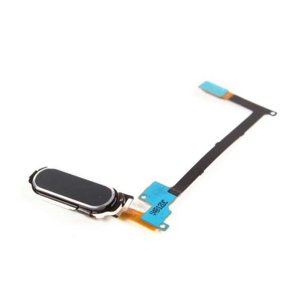 Nappe Bouton Home Samsung Note 4 Noir