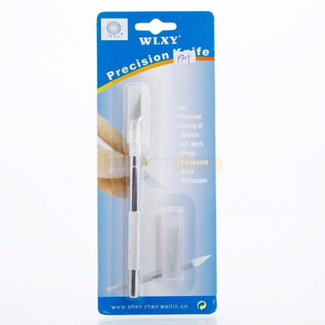 Cutter de Précision Métallique + Set de 5 lames