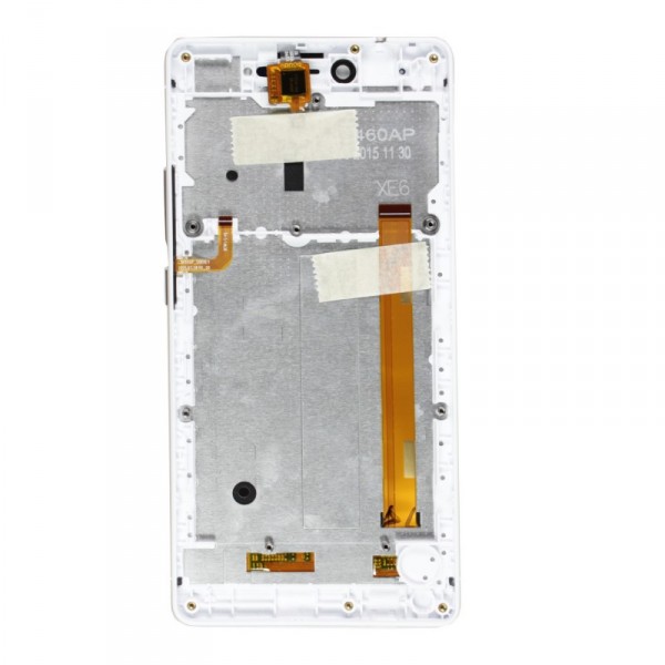 Bloc Complet Ecran LCD Original Wiko Fever 4G Or Blanc