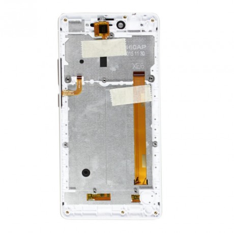 Bloc Complet Ecran LCD Original Wiko Fever 4G Or Blanc