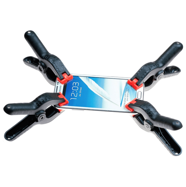 Set de 4 Grandes Pinces Plastique de Serrage