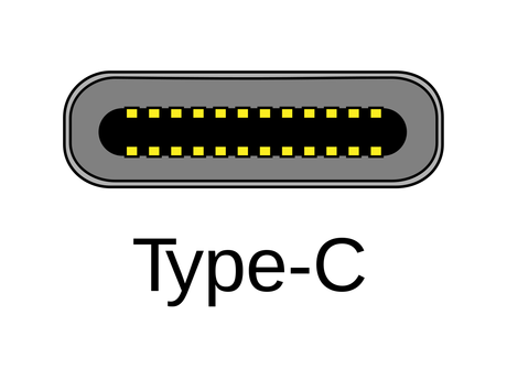 Support / Dock Gris Métal pour USB Type-C
