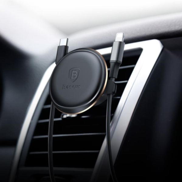 Support Voiture pour Ventilation Universel Baseus Noir