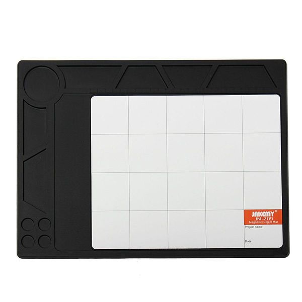 Tapis De Soudage Silicone 55x35cm - Résistant à 500°C, Anti-statique, Magnétique - Pour Réparation électronique, Téléphone, Ordinateur