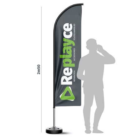 Drapeaux / Oriflammes 2m50