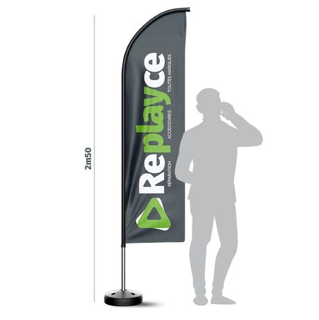 Drapeaux / Oriflammes 2m50