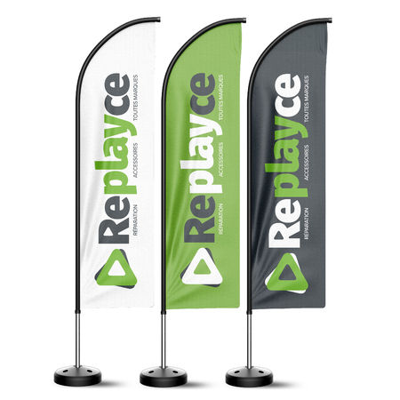 Drapeaux / Oriflammes 3m