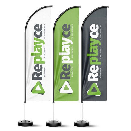 Drapeaux / Oriflammes 3m