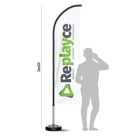 Drapeaux / Oriflammes 3m