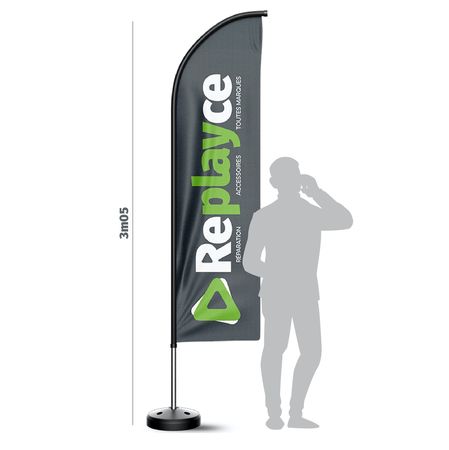 Drapeaux / Oriflammes 3m