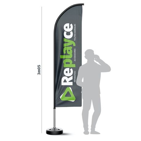 Drapeaux / Oriflammes 3m