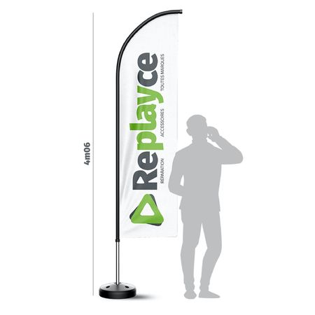 Drapeaux / Oriflammes 4m