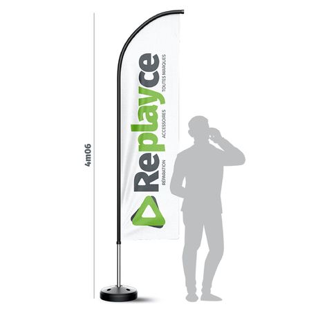 Drapeaux / Oriflammes 4m