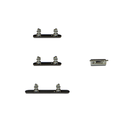 Lot Boutons Power / Volume / Vibreur Muet Gris Sidéral