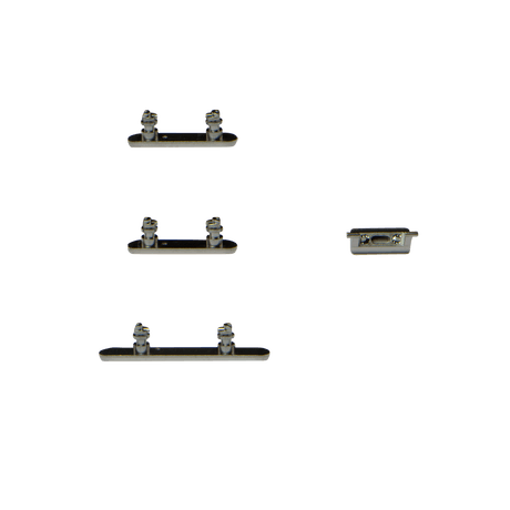 Lot Boutons Power / Volume / Vibreur Muet Argent