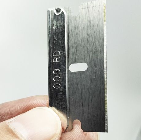 Lot de 5 Lames de Rasoir / Cutter de Précision / Raclette avec Support