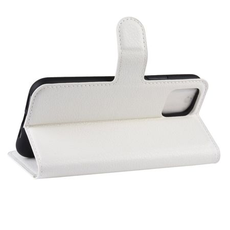 Coque Portefeuille Rabat / Magnétique Cuir Blanc iPhone X / XS