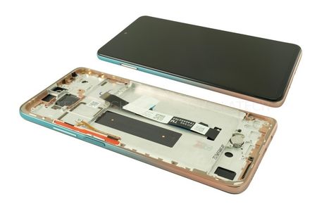 Ecran LCD et Vitre Tactile avec Châssis Bleu pour Xiaomi Mi 10T Lite Ecran LCD et Vitre Tactile avec Châssis Bleu pour Xiaomi Mi 10T Lite