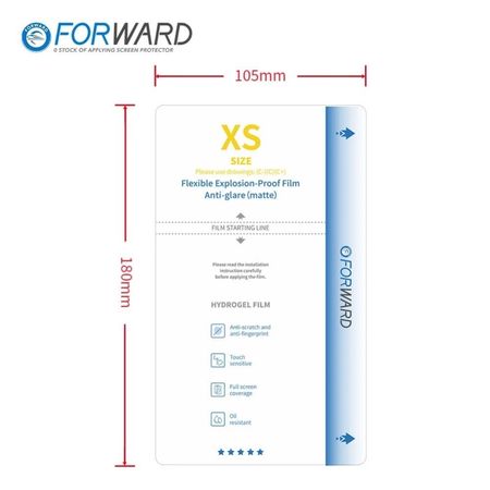 Pack de 50 films de protection MATTE Forward Zero - XS - 7 Pouces - High Clear