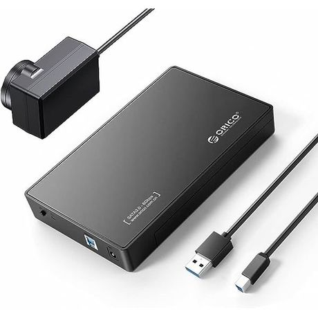 Boitier Disque Dur Externe Noir 3.5 Pouces USB 3.0