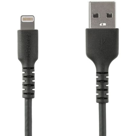 Câble "Twisted" Etirable USB vers Lightning Noir