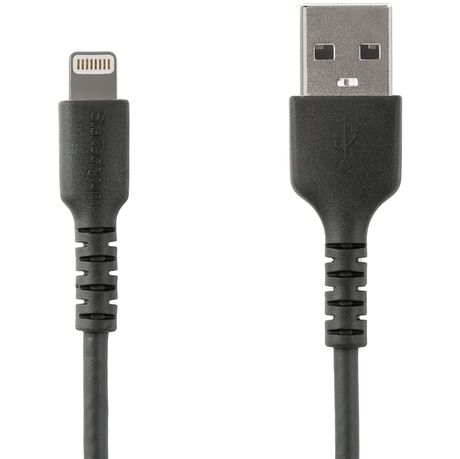 Câble "Twisted" Etirable USB vers Lightning Noir