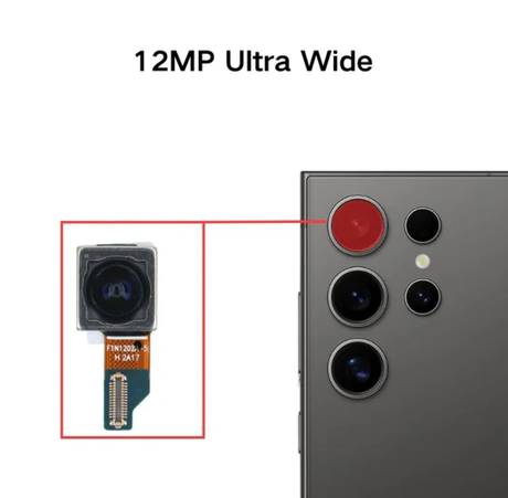 Caméra Arrière / Appareil Photo 12 MP Pour Samsung Galaxy S23 Ultra / S24 Ultra