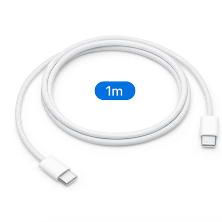Câble de Charge Original Apple USB-C 60W Longueur 1m - Design tissé