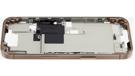 Châssis Central Titane Sable iPhone 16 Pro Max Avec Nappe Allumage