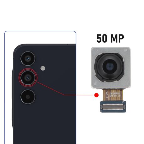 Caméra Arrière 50Mp Pour Samsung Galaxy A55 5G A556B