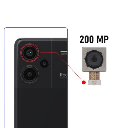 Caméra Arrière Principale 200 Mpx Redmi Note 12 Pro Plus 5G