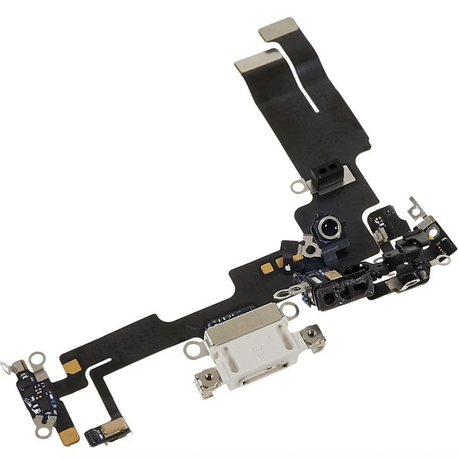 Nappe / Connecteur de Charge Lightning Blanc pour iPhone 14