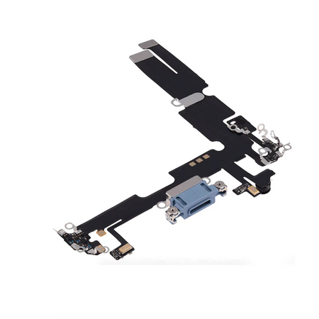Nappe / Connecteur de Charge Lightning Bleu pour iPhone 14