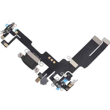Nappe / Connecteur de Charge Lightning iPhone 14 Noir