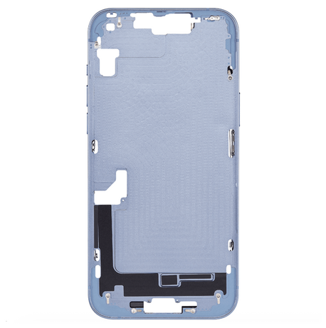 Châssis Central Bleu iPhone 14 Avec Nappe Allumage