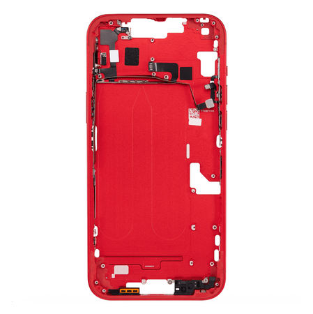 Châssis Central Rouge iPhone 14 Avec Nappe Allumage