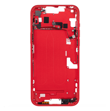 Châssis Central Rouge iPhone 14 Avec Nappe Allumage