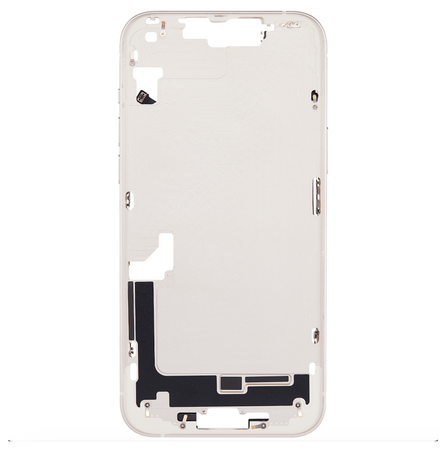 Châssis Central Blanc iPhone 14 Avec Nappe Allumage